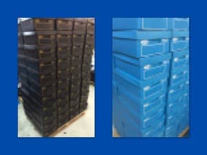 Cajas de cartón plástico para Automoción
