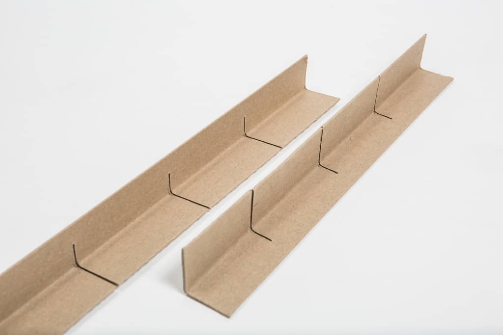 Cantonera de cartón para la protección de todo tipo de productos.