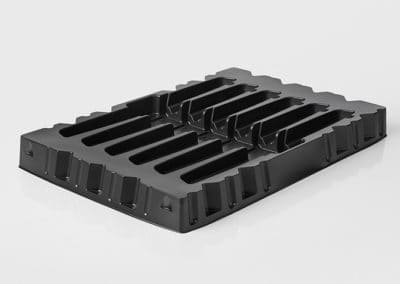 Thermoformed trays