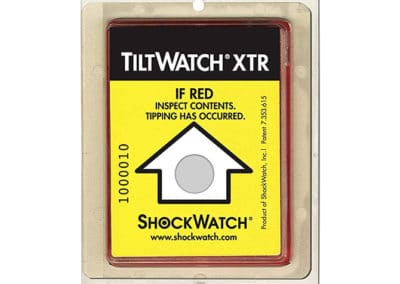 ShockWatch labels: handling, transport and tipping indicators