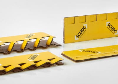 Scudo U-shaped cardboard packaging