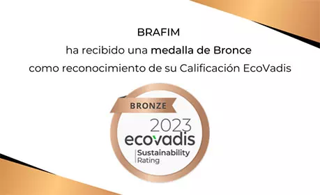Certificación Ecovadis de Brafim 2023