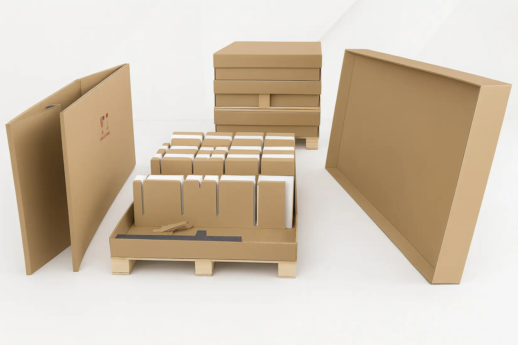 Complementos embalajes para aeronáutica