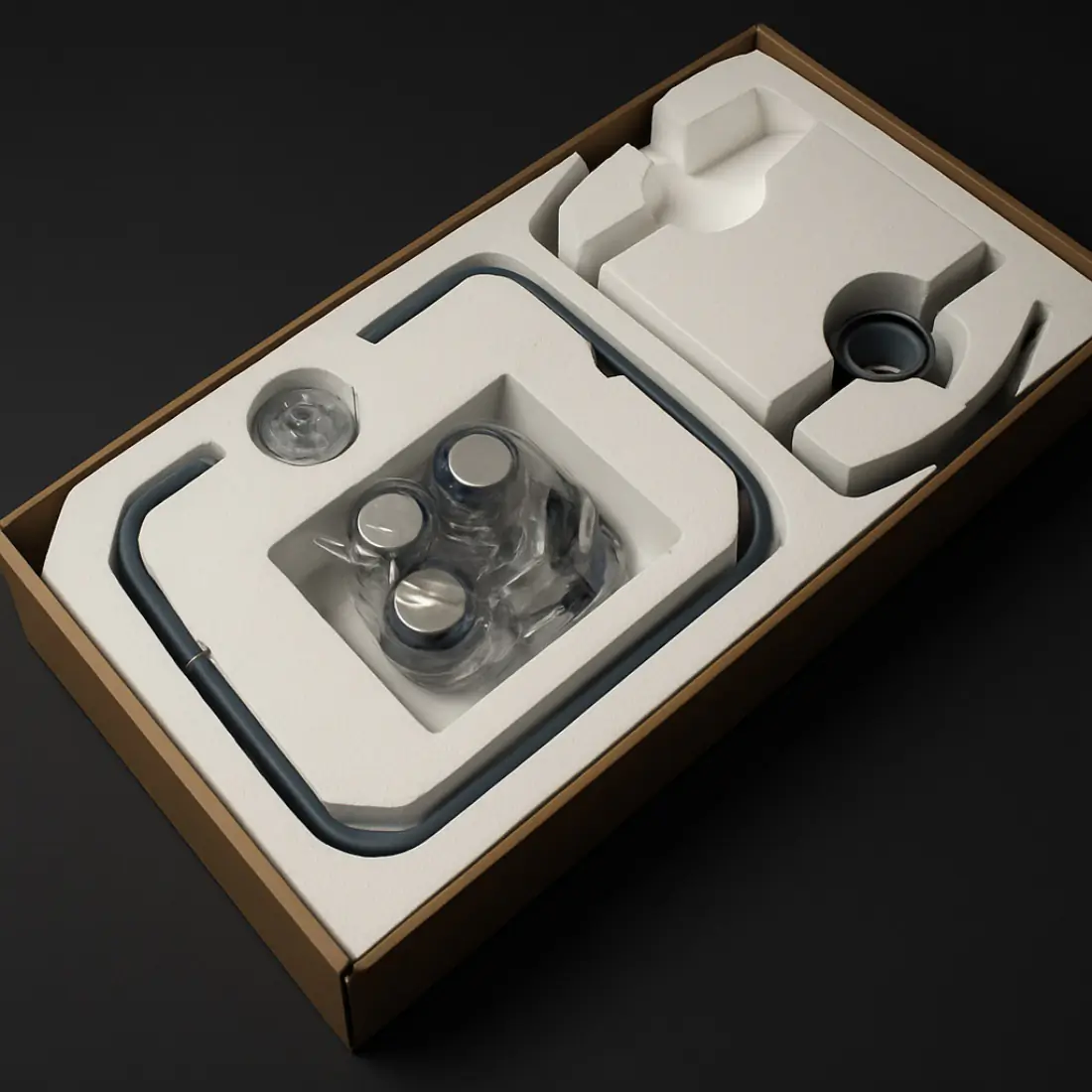 Complemento de embalaje para electromedicina y electroestética